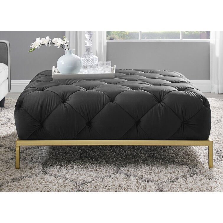 Zermeno Velvet Ottoman